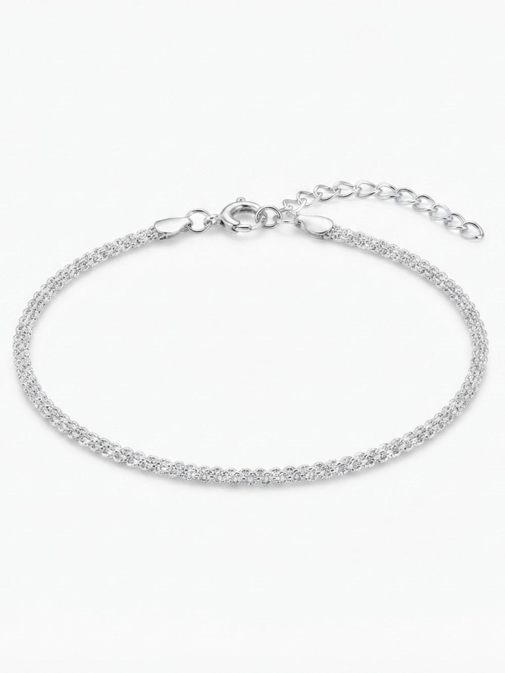 Sterling Silver 7" Bracelet with 2" Extender – Dainty & Beautiful